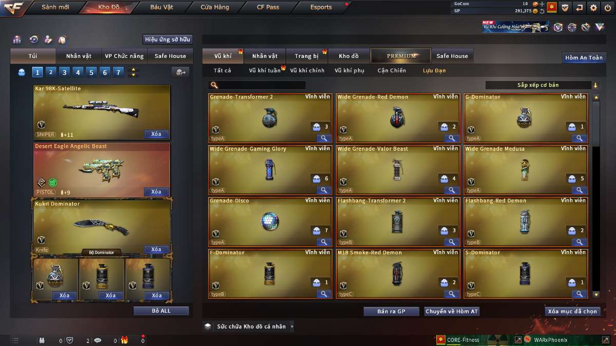 shop acc cf uy tin gia re